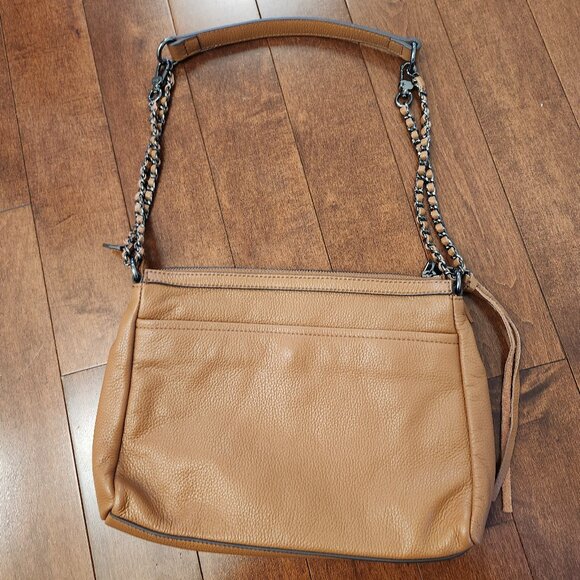 Aimee Kestenberg Kaiden brown leather crossbody shoulder bag in suede fringe - Picture 7 of 16